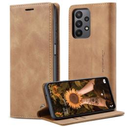 CASEME Samsung Galaxy A23 5G Fodral Flip Läder Brun