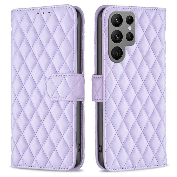 Bild 1, Samsung Galaxy S23 Ultra Fodral Diamond Textur Lila