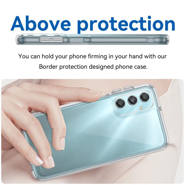 Bild 4, Samsung Galaxy A25 5G Skal Shockproof Akryl/TPU Transparent