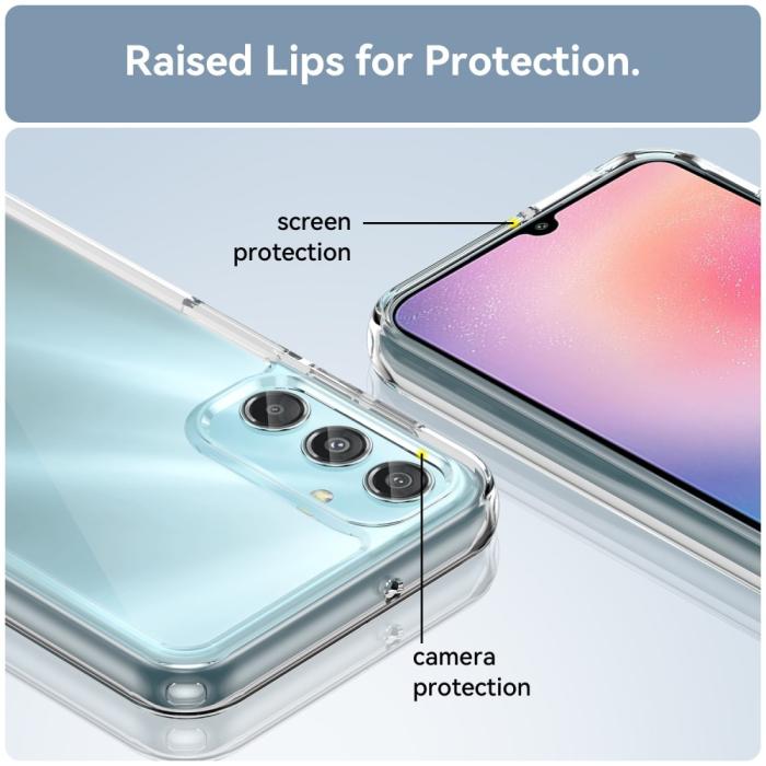 Bild 6, Samsung Galaxy A25 5G Skal Shockproof Akryl/TPU Transparent