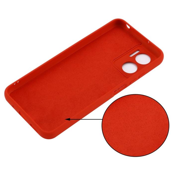 Bild 4, Xiaomi Redmi 10 5G Skal Liquid Silikon Röd