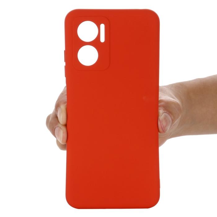 Bild 5, Xiaomi Redmi 10 5G Skal Liquid Silikon Röd