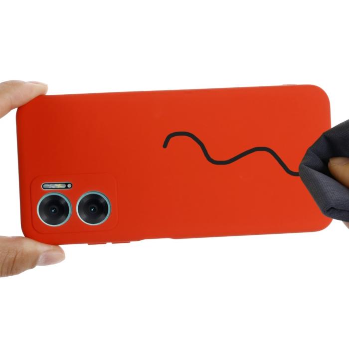 Bild 6, Xiaomi Redmi 10 5G Skal Liquid Silikon Röd