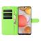 Samsung Galaxy A42 - Litchi Fodral - Grön
