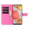 Samsung Galaxy A42 - Litchi Fodral - Rosa