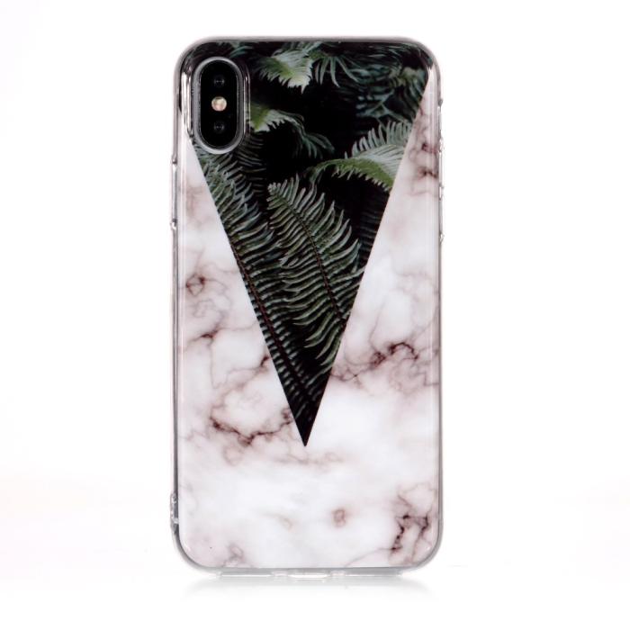 Bild 1, iPhone XS Max - Marmor TPU Skal