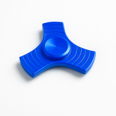 Fidget Spinner Trio Metall - Metallic Blå