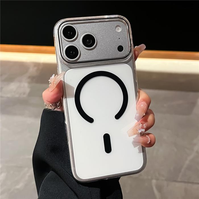 Bild 2, iPhone 18 Pro / 17 Pro Skal MagSafe Transparent/Svart