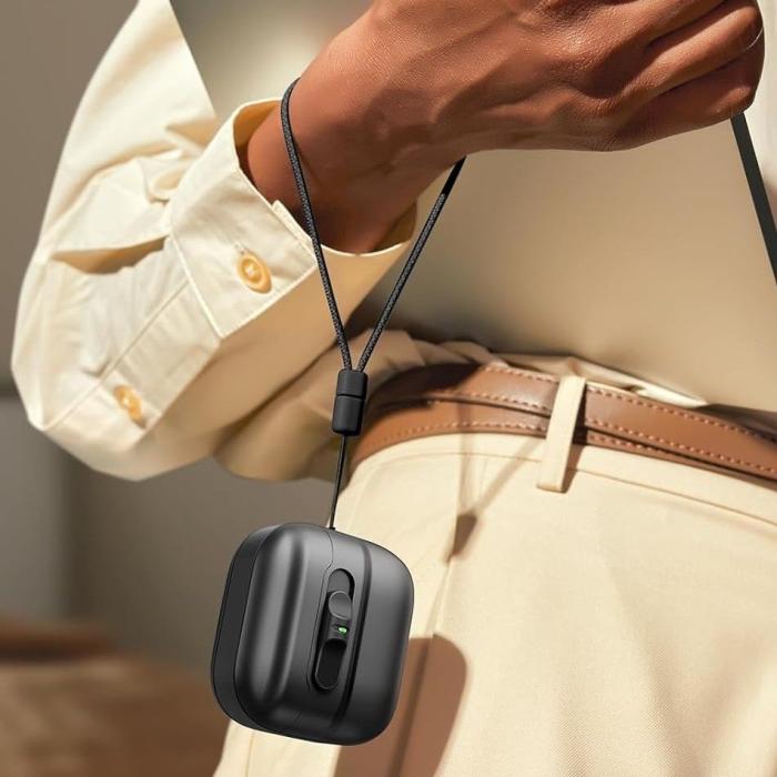 Bild 2, ESR AirPods 4 Skal MagSafe Pulse HaloLock Svart