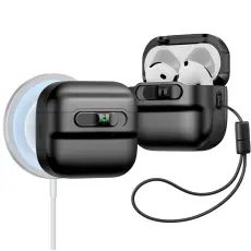 ESR AirPods 4 Skal MagSafe Pulse HaloLock Svart