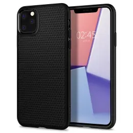 Spigen iPhone 11 Pro Max Skal Liquid Air Matt Svart