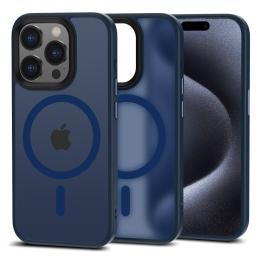 Tech-Protect iPhone 15 Pro Skal MagSafe MagMat Matte Navy