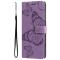 Samsung Galaxy S22 Ultra Fodral Tryck Butterfly Lila