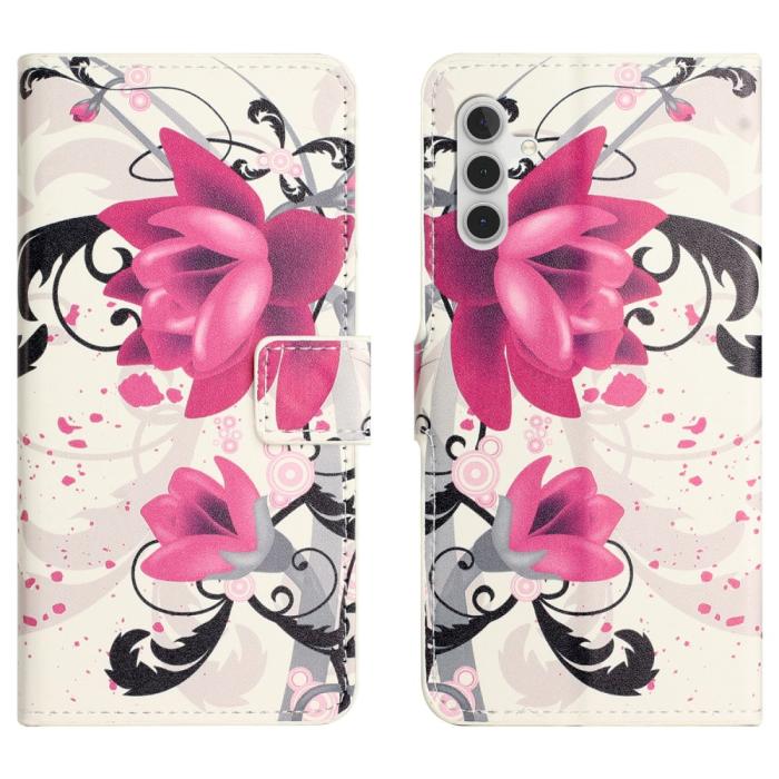 Bild 1, Samsung Galaxy A35 5G Fodral Med Tryck Lotus Blomma