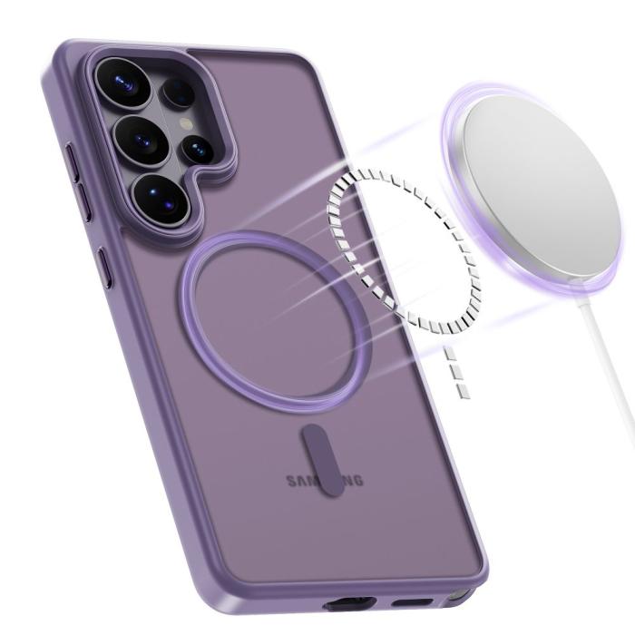 Bild 4, Tech-Protect Galaxy S26 Ultra Skal MagSafe MagMat Cobalt Violet