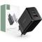 Tech-Protect 65W PD Väggladdare 2x USB-C 1x USB-A Svart