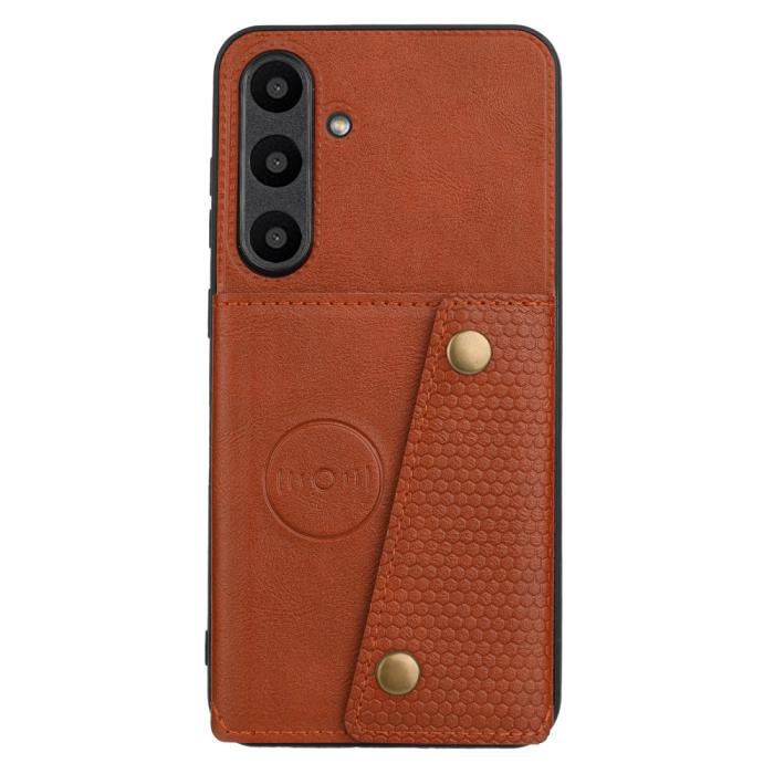 Bild 2, Galaxy A56 5G/A36 5G Skal Läder Med Kortfack Och Magnet
