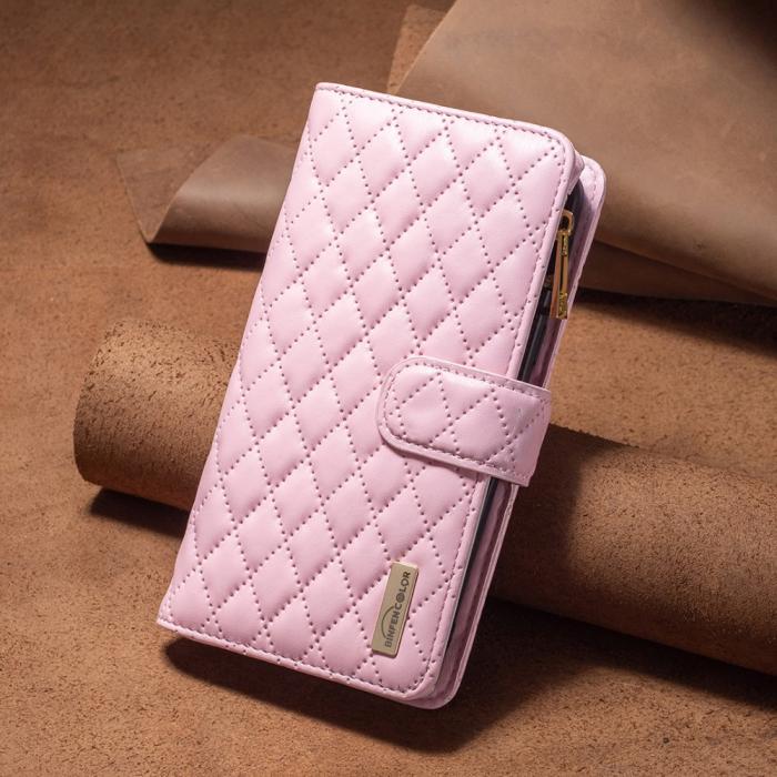 Bild 6, iPhone 15 Fodral Diamond Multifunktionell Rosa