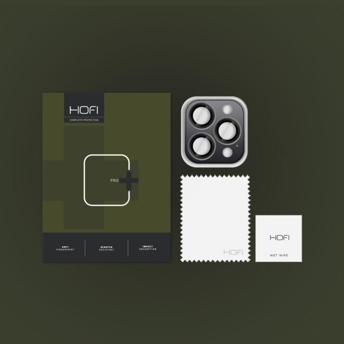 Bild 4, HOFI iPhone 16 Pro / 16 Pro Max Linsskydd CamRing Pro+ Svart