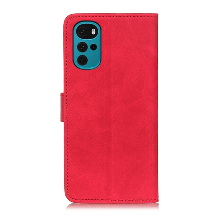 Bild 3, KHAZNEH Motorola Moto G22 Fodral Retro Röd