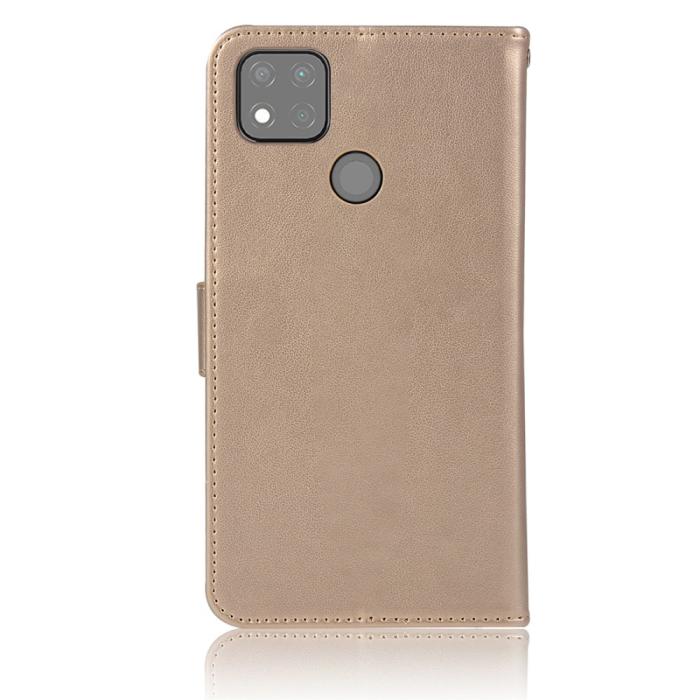 Bild 3, Xiaomi Redmi 9C Fodral Owl Dream Catcher Guld