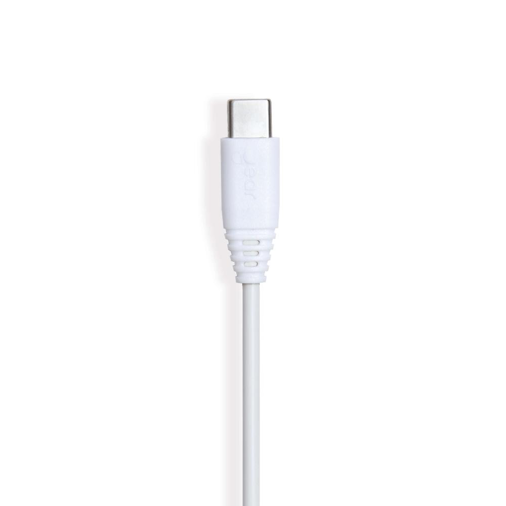 GEAR Laddkabel 1m USB-C till USB-A Vit