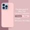 IMAK iPhone 13 Pro Max Skal Skin Touch TPU Ljus Rosa