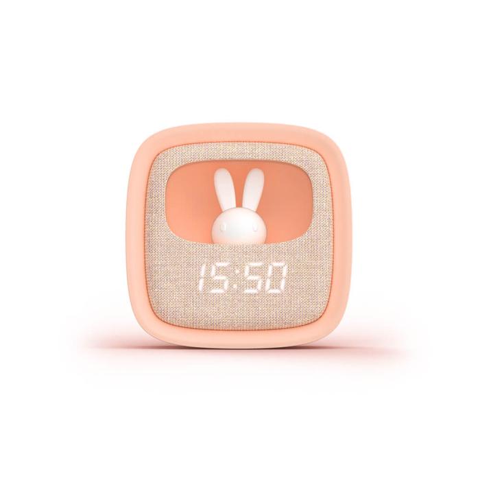 Bild 1, MOB Väckarklocka med Ljus Billy Clock Rosa