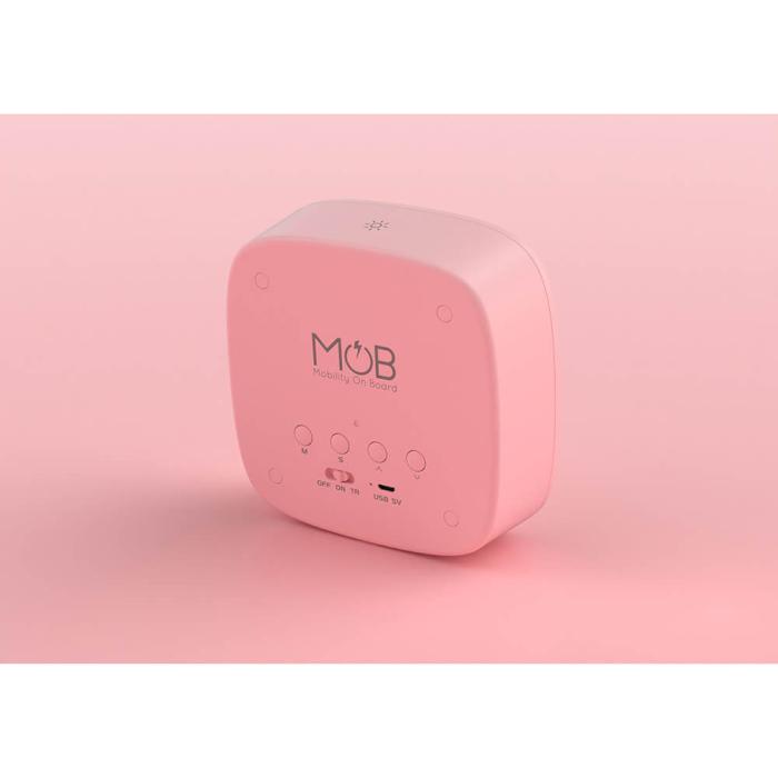 Bild 5, MOB Väckarklocka med Ljus Billy Clock Rosa