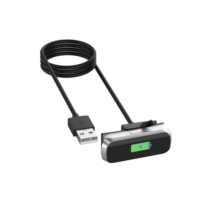 Bild 3, USB Laddare 100 cm Samsung Galaxy Fit 2 SM-R220 Svart
