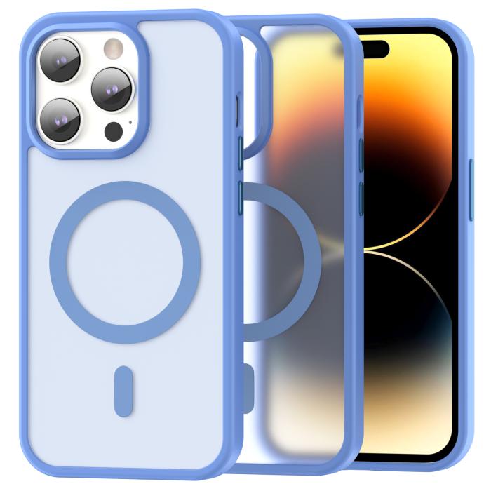 Bild 1, ColorPop iPhone 14 Pro Max Skal CH MagSafe Matt Ljus Lila
