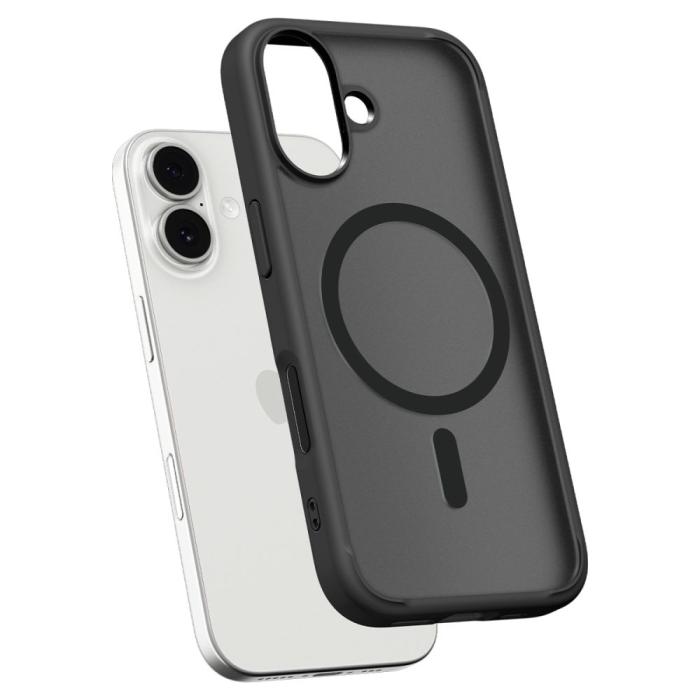 Bild 5, Spigen iPhone 17 Skal MagSafe Ultra Hybrid Frostad Svart