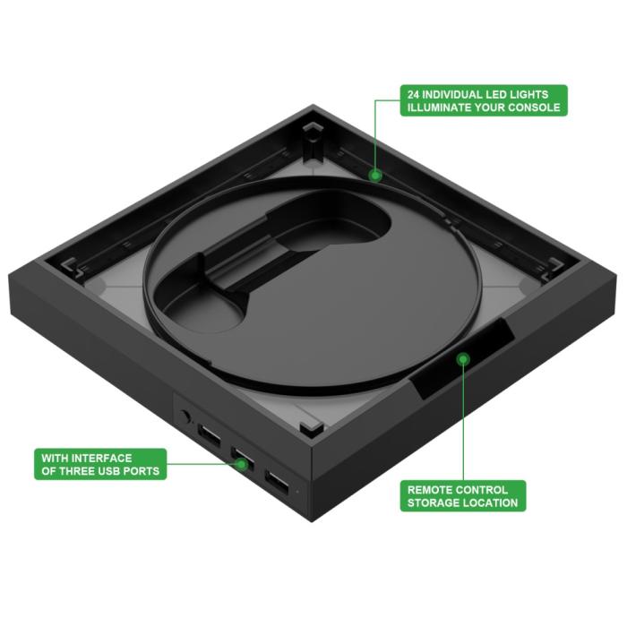 Bild 6, Xbox Series S/X Laddningsstation RGB Svart