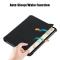 iPad Air 2025-2020 Fodral Tri-Fold Litchi Svart
