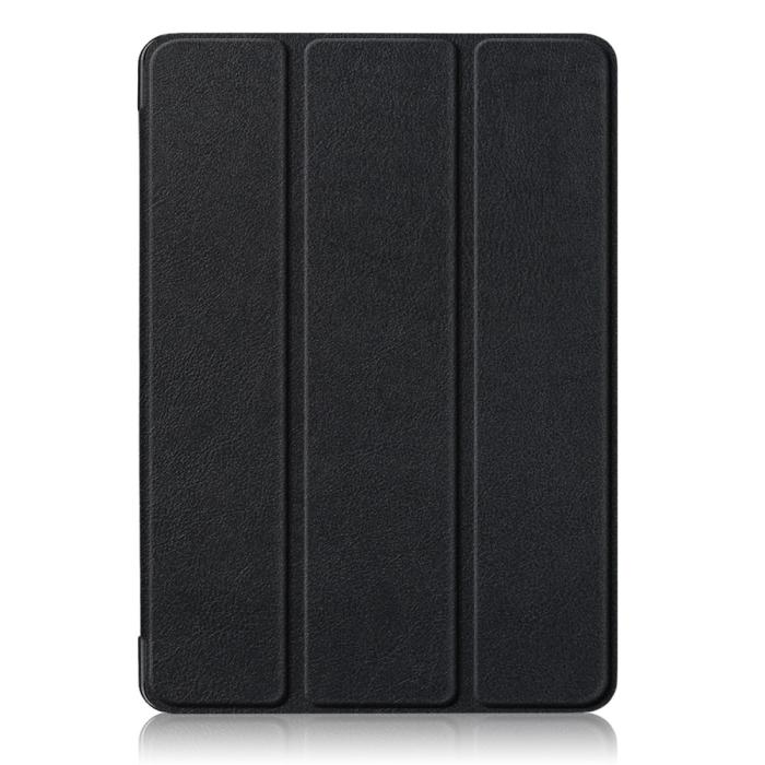 Bild 2, iPad Air 2025-2020 Fodral Tri-Fold Litchi Svart
