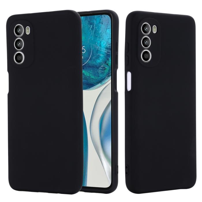 Bild 2, Motorola Moto G52/G82 Skal Liquid Silikon Svart