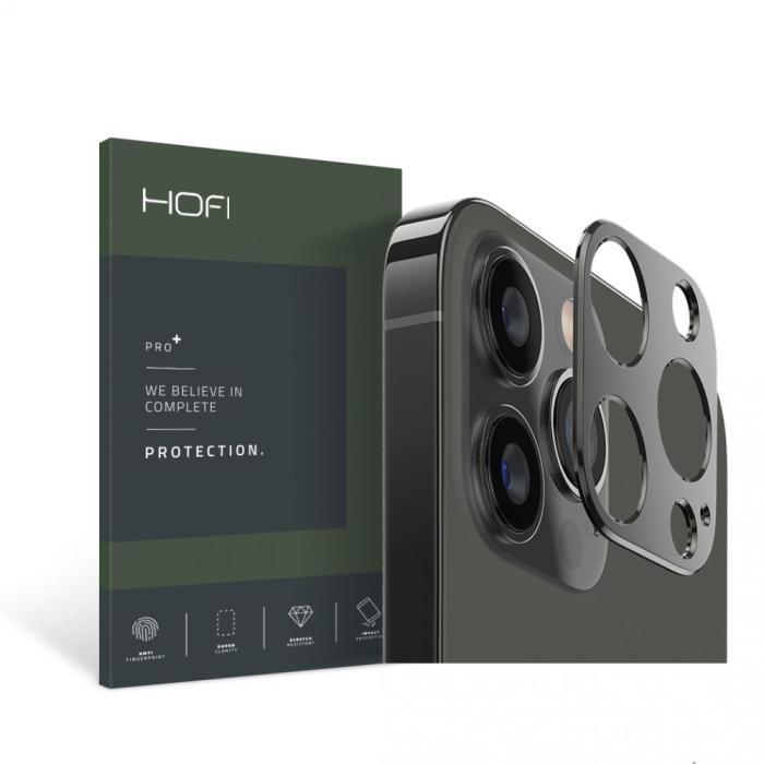 Bild 1, HOFI iPhone 13 Pro / 13 Pro Max Linsskydd Pro+ Aluminium Svart