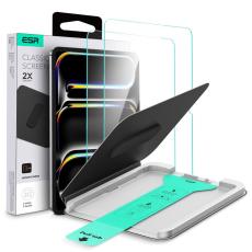 ESR iPad Pro 11 2025/2024 2-PACK Sk&auml;rmskydd UltraFit H&auml;rdat Glas