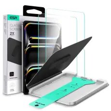 ESR iPad Pro 11 2025/2024 2-PACK Sk&auml;rmskydd UltraFit H&auml;rdat Glas