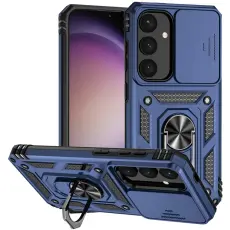 Samsung Galaxy S25 Plus Skal Hybrid Ring CamShield Bl&aring;