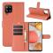 Samsung Galaxy A42 - Litchi Fodral - Brun