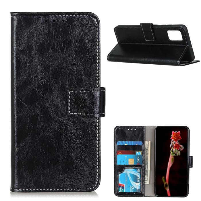 Bild 1, Xiaomi Redmi 9T - Retro Textur Fodral - Svart