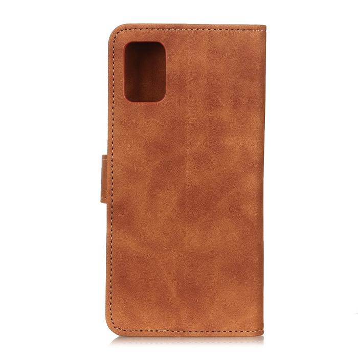 Bild 2, Xiaomi Redmi 9T - KHAZNEH Retro Läder Fodral - Brun