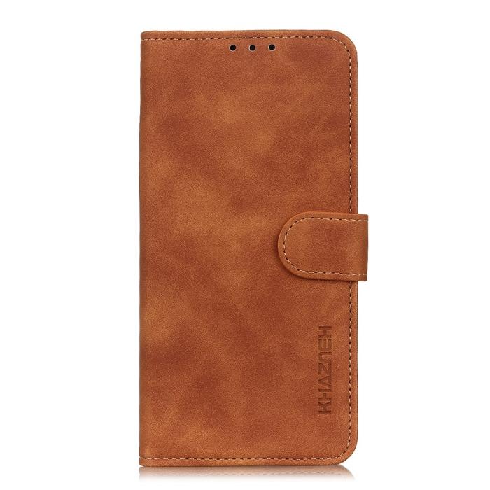 Bild 4, Xiaomi Redmi 9T - KHAZNEH Retro Läder Fodral - Brun