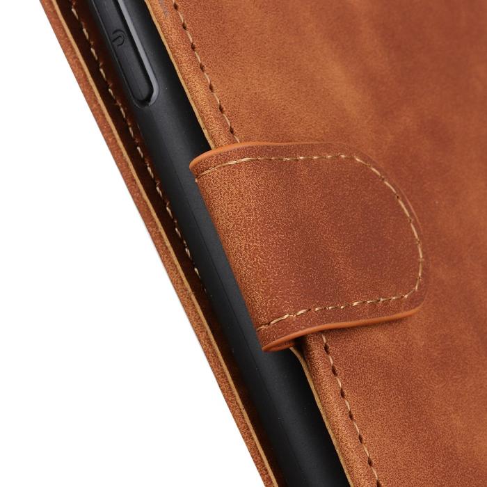 Bild 5, Xiaomi Redmi 9T - KHAZNEH Retro Läder Fodral - Brun