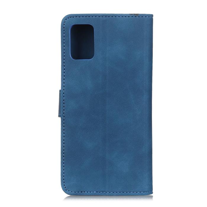 Bild 2, Xiaomi Redmi 9T - KHAZNEH Retro Läder Fodral - Blå