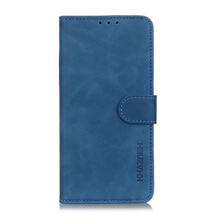 Bild 4, Xiaomi Redmi 9T - KHAZNEH Retro Läder Fodral - Blå