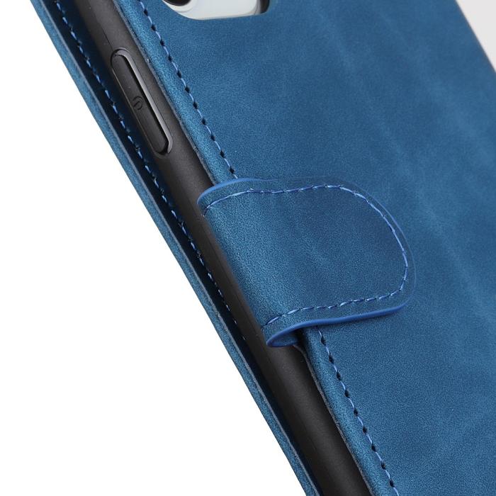 Bild 5, Xiaomi Redmi 9T - KHAZNEH Retro Läder Fodral - Blå