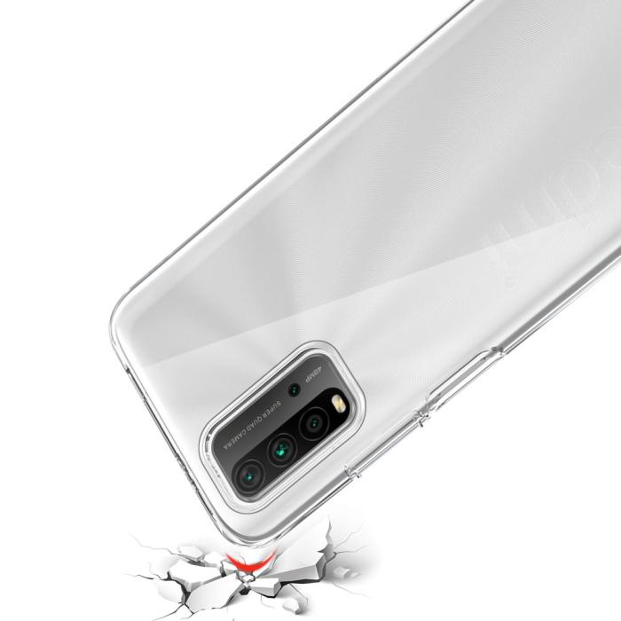 Bild 4, Xiaomi Redmi 9T - Transparent TPU Skal