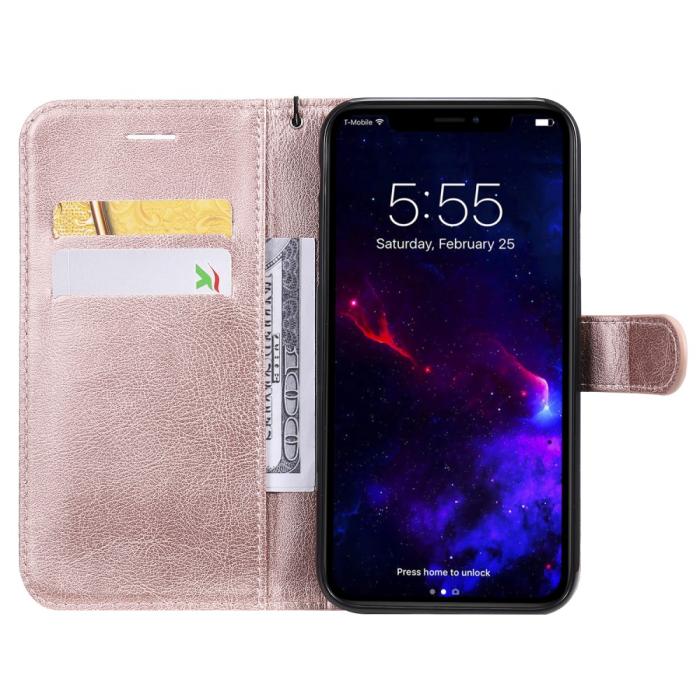 Bild 4, iPhone 11 - Plånboksfodral - Roséguld
